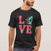 Biology Love Biologist Microscope Microbiology Pre Tシャツ (正面)