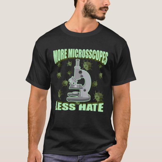 Biology Microscope Scientist Science  Teacher Biol Tシャツ (正面)