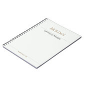 Biology Notebook – Minimal Academic Edition ノートブック (左側)