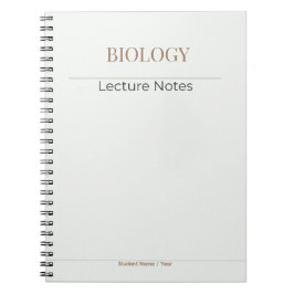 Biology Notebook – Minimal Academic Edition ノートブック