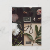 Biology science Flat Lay Academia ポストカード (正面/裏面)