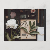 Biology science Flat Lay Academia ポストカード (正面)