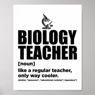 Biology Teacher Science Biology Scienctist Gift ポスター