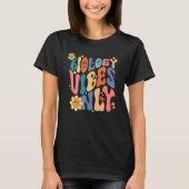 Biology Vibes Only Retro   Science Biologist Teach Tシャツ (正面)