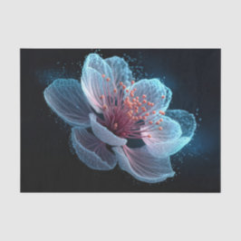 Bioluminescent Cyan Pink Particle Sakura 薄葉紙