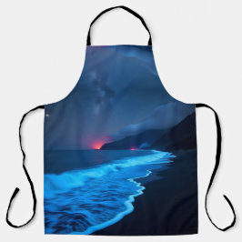 Bioluminescent Night Coast Apron エプロン