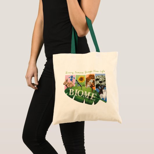 Biome Seasons Basic Tote トートバッグ (正面(商品))