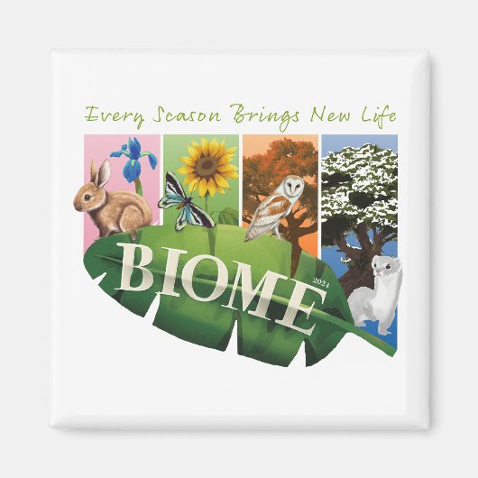 Biome Seasons Magnet マグネット (正面)