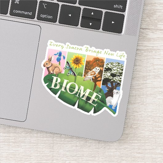 Biome Seasons Vinyl Sticker シール (詳細)