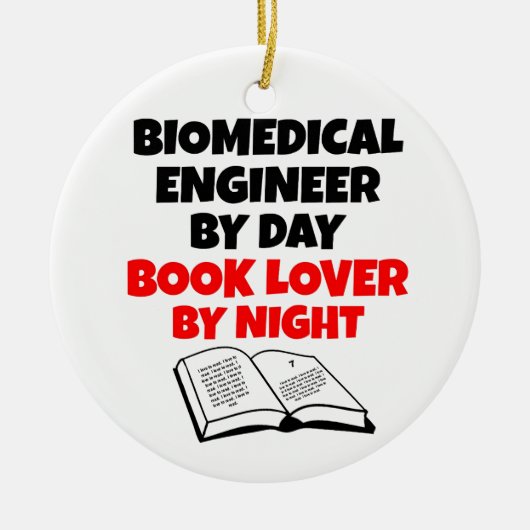 Biomedical Engineer 読 Loves's セラミックオーナメント (正面)