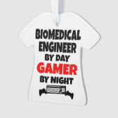 Biomedical Engineer by Day Gamer by Night オーナメント (正面)