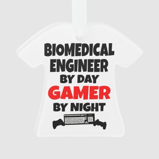 Biomedical Engineer by Day Gamer by Night オーナメント (裏面)