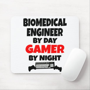 Biomedical Engineer by Day Gamer by Night マウスパッド