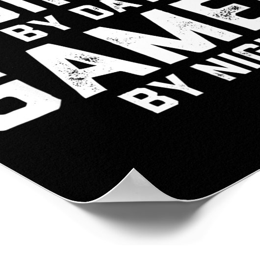 Biomedical Engineer By Day Gamer By Night Bio Med  ポスター (角)