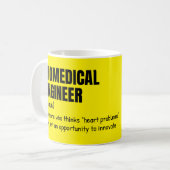 Biomedical Engineer Gift Idea コーヒーマグカップ (正面左)