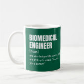 Biomedical Engineering Coffee Cup コーヒーマグカップ (左)