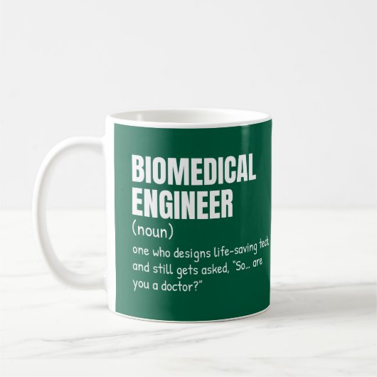 Biomedical Engineering Coffee Cup コーヒーマグカップ (左)