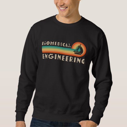 Biomedical Engineering Retro Biomedical Engineer スウェットシャツ (正面)