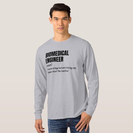 Biomedical Research Engineer Definition Tee Tシャツ (正面フル)