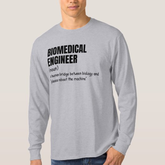Biomedical Research Engineer Definition Tee Tシャツ (正面)