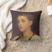Biondina (by Frederic Leighton) クッション (ブランケット)