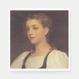 Biondina (by Frederic Leighton) スタンダードランチョンナプキン