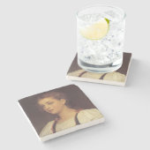 Biondina (by Frederic Leighton) ストーンコースター (横)