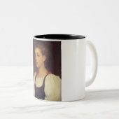 Biondina (by Frederic Leighton) ツートーンマグカップ (正面右)