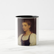 Biondina (by Frederic Leighton)