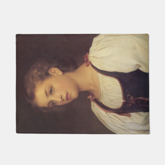 Biondina (by Frederic Leighton) ドアマット (正面)