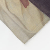Biondina (by Frederic Leighton) フリースブランケット (角)