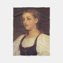 Biondina (by Frederic Leighton)