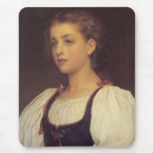 Biondina (by Frederic Leighton) マウスパッド (正面)