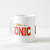 Bionic星のラベル コーヒーマグカップ (正面左)