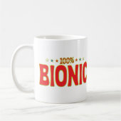Bionic星のラベル コーヒーマグカップ (左)