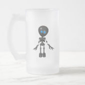 Bionic男の子3Dのロボット-先に見ます フロストグラスビールジョッキ (左)