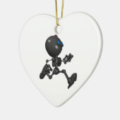 Bionic男の子3Dのロボット-走ります-オリジナル セラミックオーナメント (左)