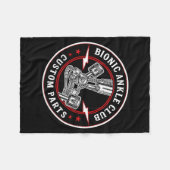 Bionic Ankle Replacement Recovery Bionic Ankle Sur フリースブランケット (正面(横))