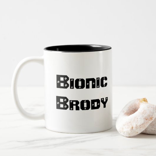 Bionic Brodyのコレクションのコーヒー・マグ ツートーンマグカップ (ドーナツ)