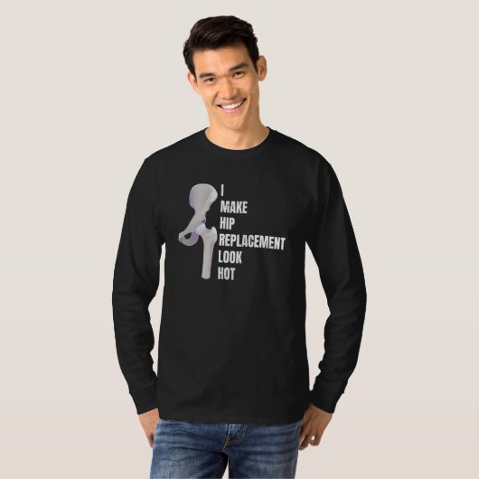 Bionic Hip Replacement Surgery Recovery Broken Bon Tシャツ (正面フル)