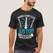 Bionic Spine Club Customs Parts  Back Surgery Reco Tシャツ (正面)