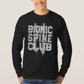 Bionic Spine Surgery Lumbar Spinal Fusion Back Rec Tシャツ (正面)