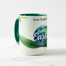 Biophilic Eco-Guardians' Embrace マグカップ