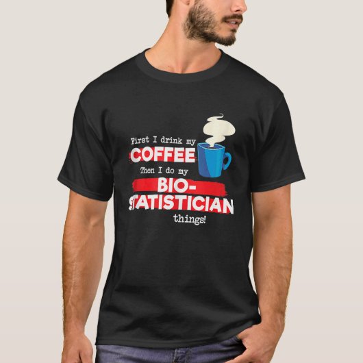 Biostatistician and Coffee  Biostatistics Tank Top Tシャツ (正面)