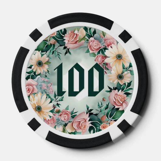 BIPIOC女性所有のビジネスオーナー企業のパーティー ポーカーチップ (裏面)