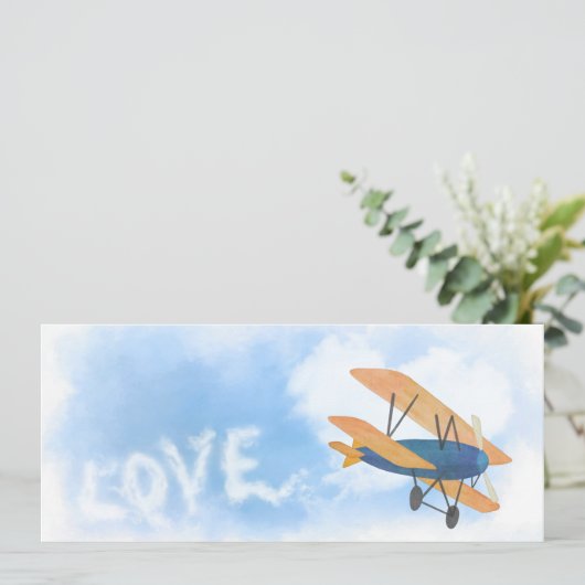 Biplane LOVEとハートクラウド機結婚器 セーブザデート (スタンド正面)