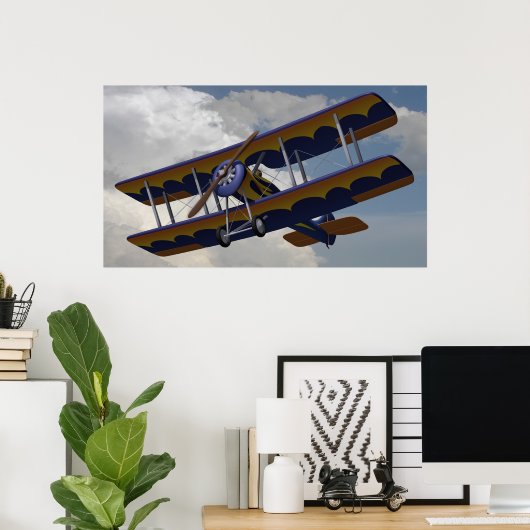 BiPlaneFling ポスター (ホームオフィス)