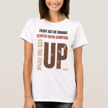 BIPOC T食べ物を与えシャツをアップしアップ
