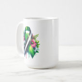 Bipolar Awareness | Hope is stronger コーヒーマグカップ (正面左)