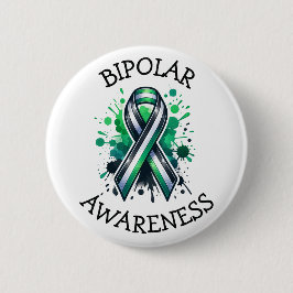 Bipolar Awareness Ribbon 缶バッジ